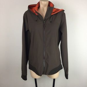 Marmot Softshell Brown Hooded Jacket